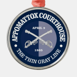 Appomattoc Courthouse (B&G) Metalen Ornament