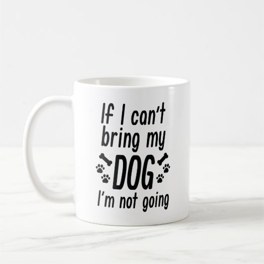 Apporte ma tasse de café de chien (Gauche)