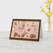 apporter des modifications Carte de voeux pliée (Fleur jaune)