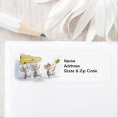 Apporter le Étiquette de adresse au fromage (avec  (En situation)