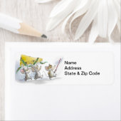 Apporter Le Étiquette de adresse De Fromage De Noë (En situation)