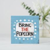 Apportez La Carte De Voeux Popcorn (Debout devant)