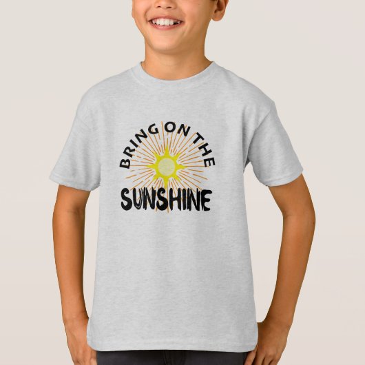 Apportez Le Design Sunshine - T-Shirt De Base Pour (Devant)