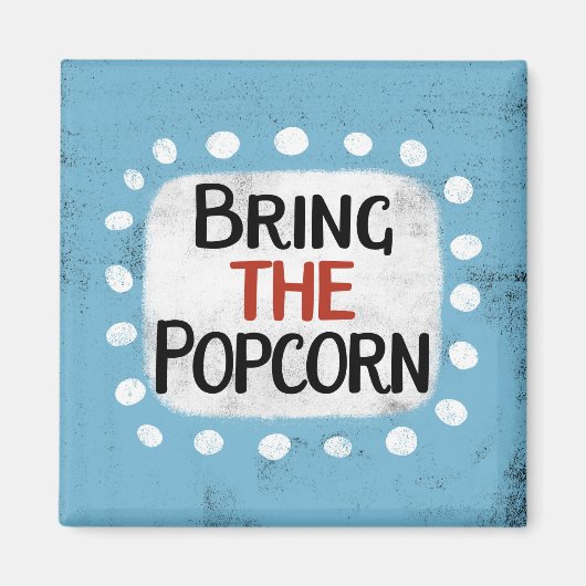 Apportez Le Magnet Réfrigérateur Popcorn (Devant)