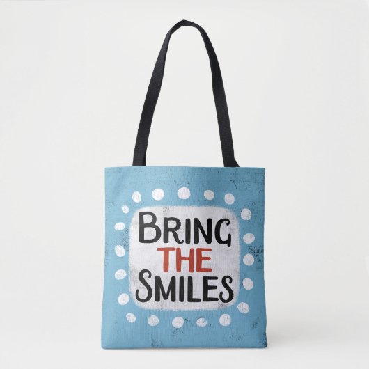 Apportez Le Sac fourre-tout Des Sourires (Devant)