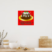 Apportez-moi Figgy Pudding Affiche de Noël (Cuisine)