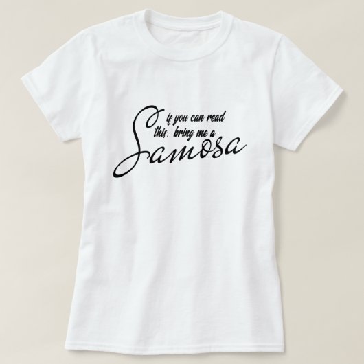 Apportez-Moi Une Samosa Funny Desi Pride T-shirt D (Design devant)