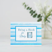 Apportez un livre pour la carte Baby shower bébé (Debout devant)
