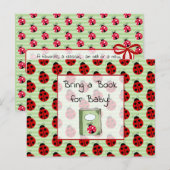 Apportez un livre pour la carte Baby shower bébé (Devant / Derrière)