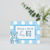 Apportez un livre pour la carte Baby shower bébé (Debout devant)