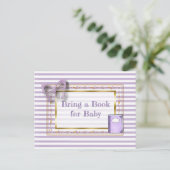 Apportez un livre pour la carte Baby shower bébé (Debout devant)