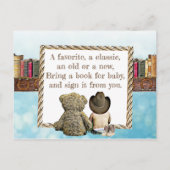 Apportez un livre pour la carte Baby shower bébé (Dos)