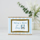Apportez un livre pour la carte Baby shower bébé (Debout devant)