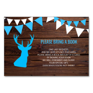 Apportez un livre - Rustic Buck Deer Cartes de Bab