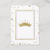 Apportez Une Carte De Livre, Princesse, Baby showe (Dos)