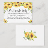 Apportez une carte d'insertion de baby shower de l (Devant / Derrière)