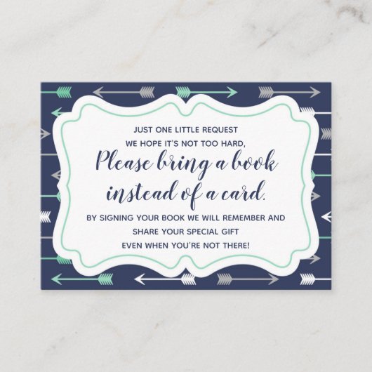 Apportez une carte d'insertion de livre (Devant)