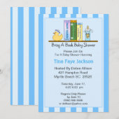 Apportez une invitation de Baby shower de livre (G (Devant / Derrière)