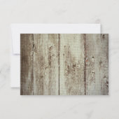 Apportez vos cartes RSVP Mariage campagnard Boots (Dos)