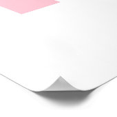 Apportez votre propre Affiche de bienvenue rose de (Coin)