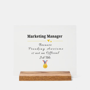 Appréciation de Funny Marketing Manager