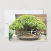 Appréciation de l'enseignant Bonsai Tree Carte de  (Devant)