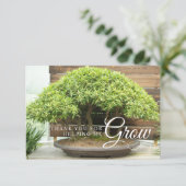 Appréciation de l'enseignant Bonsai Tree Carte de  (Debout devant)