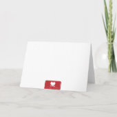 Appréciation de l'enseignant Merci Coutouts rouges (Dos)