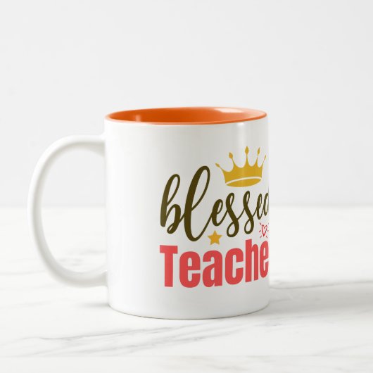 Appréciation de l'enseignant Mug | Merci Gift (Gauche)