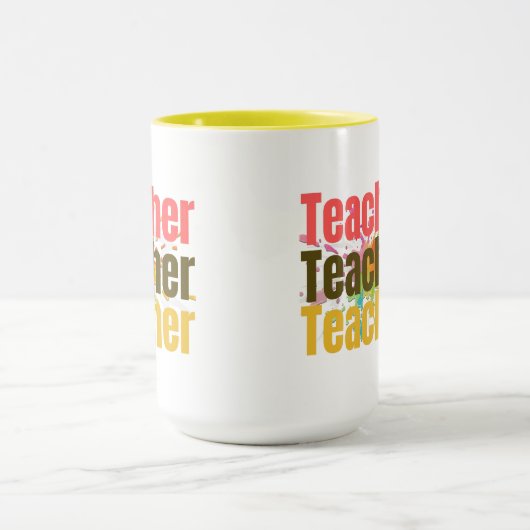 Appréciation de l'enseignant Mug | Merci Gift (Centre)
