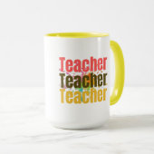 Appréciation de l'enseignant Mug | Merci Gift (Devant droit)