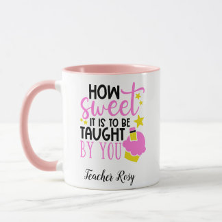 Appréciation de l'enseignant personnalisé Mugs Cup