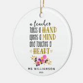 Appréciation de l'enseignant Typographie Ornement  (Gauche)