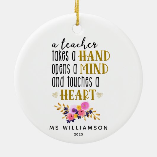 Appréciation de l'enseignant Typographie Ornement  (Dos)