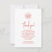 Appréciation des clients Vibrant Merci d'entrepris (Devant)