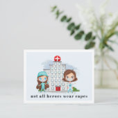 Appréciation des infirmières Carte de remerciement (Debout devant)