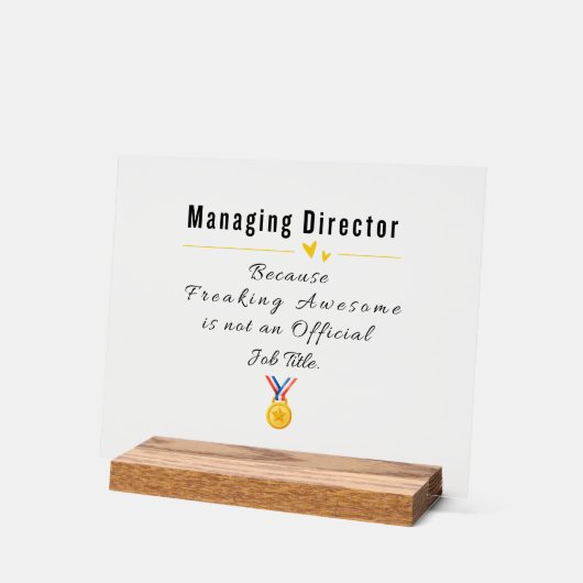 Appréciation drôle du directeur général (Angle)