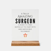 Appréciation du chirurgien Extraordinaire (Recto)