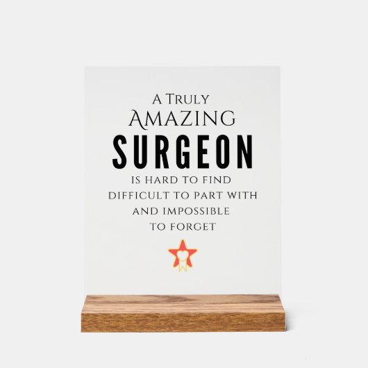 Appréciation du chirurgien Extraordinaire (Recto)