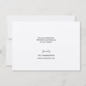 Appréciation du client modèle d'entreprise personn (Dos)