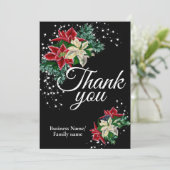 Appréciation du Merci d'affaires Floral Black (Debout devant)