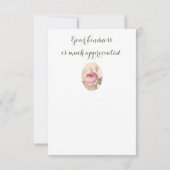 Appréciation du modèle floral élégant (Dos)