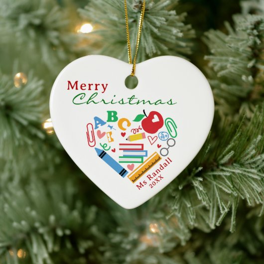 Appréciation du professeur Joyeux ornement de Noël (Arbre)