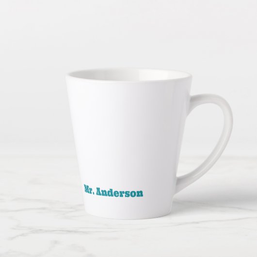 Appréciation personnalisée de l'enseignant Mug (Droite)