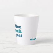 Appréciation personnalisée de l'enseignant Mug (Devant)