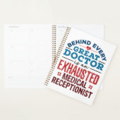 Appréciation réceptionniste Médicale épuisée (Devant avec enveloppe)