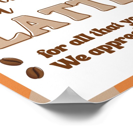 Appreciation Week Sign, Personeel Appreciation Sig Poster (Hoek)