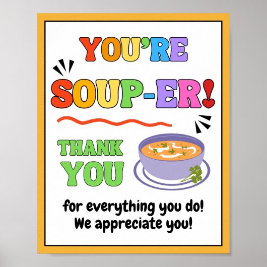 Appreciation Week Sign, Personeel Appreciation Sig Poster (Voorkant)