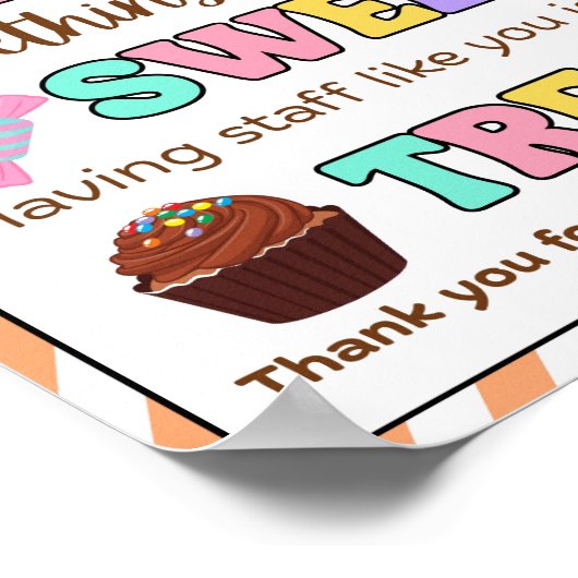 Appreciation Week Sign, Personeel Appreciation Sig Poster (Hoek)