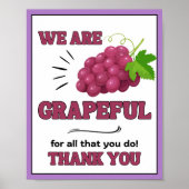 Appreciation Week Sign, Personeel Appreciation Sig Poster (Voorkant)